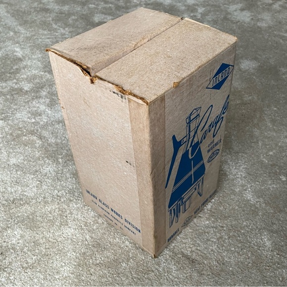 Vintage Inland Glass Carafe and Warmer Set-Silver-Mid Century Modern-Vtg-MCM-EUC - Picture 11 of 15